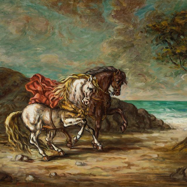Giorgio de Chirico — Кавалли в Париже