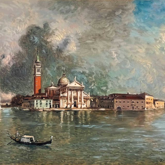 Giorgio de Chirico — Венеция - Изола-ди-Сан-Джорджо