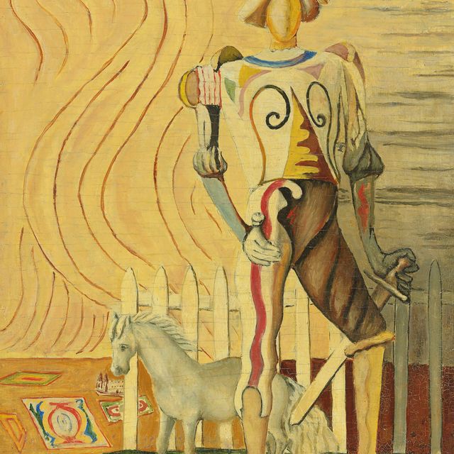 Giorgio de Chirico — Джентилуомо в вильеджиатуре