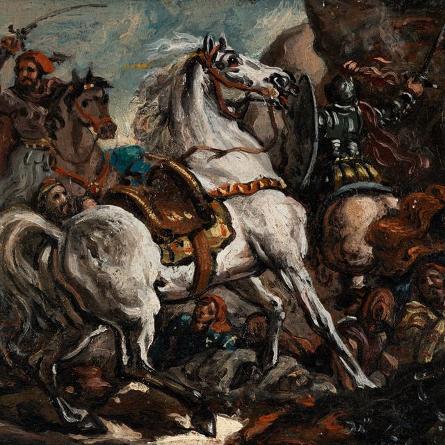 Giorgio de Chirico — Кавалло бьянко в уна-Батталья