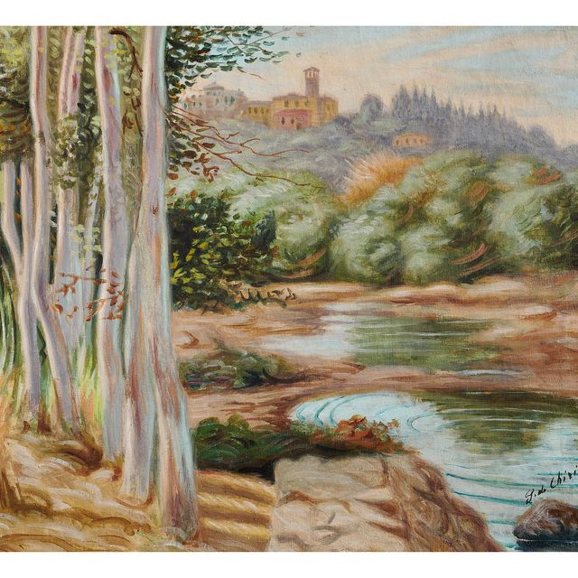 Giorgio de Chirico — Пицца (La certosa)