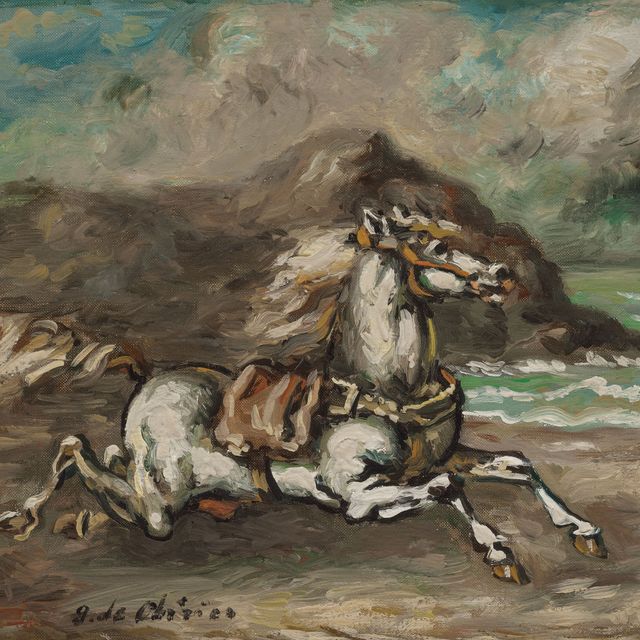 Giorgio de Chirico — Кавалло фуггенте