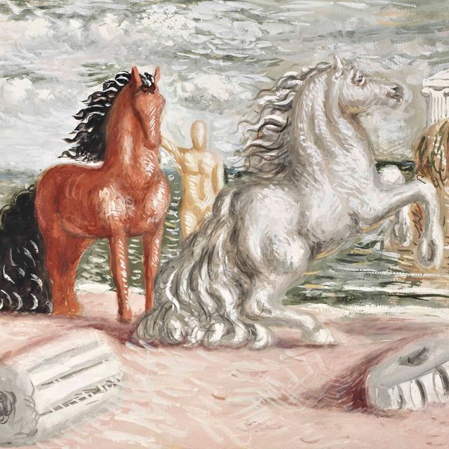 Giorgio de Chirico — Кавалли и Диоскуры в Рива-аль-Маре
