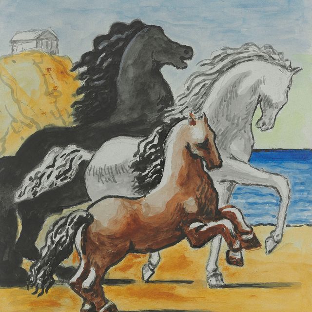 Giorgio de Chirico — Кавалли в Рива-аль-Маре