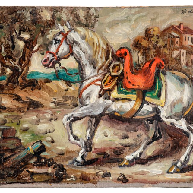 Giorgio de Chirico — Кавалло в "ун паэсе"