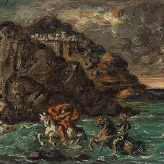 Giorgio de Chirico — Кавальери - кавалло, чей эскон даль маре