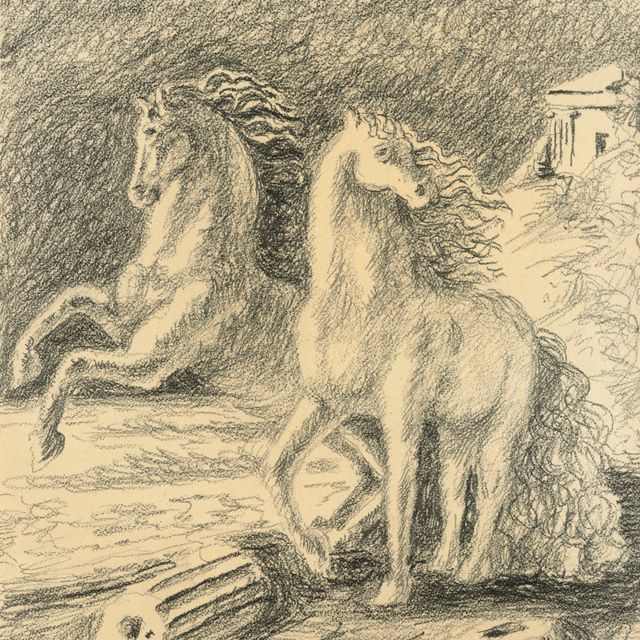 Giorgio de Chirico — Дуэ Кавалли в Рива-аль-Маре