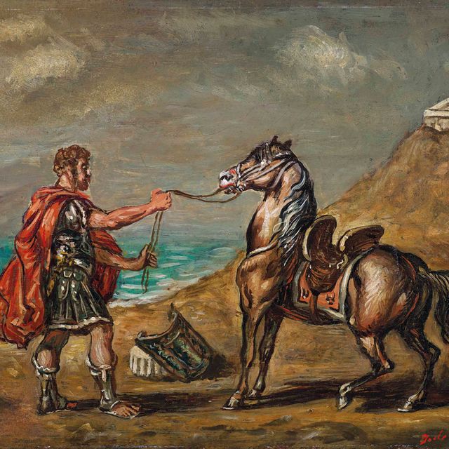 Giorgio de Chirico — Кавалер Романо, ты настоящий кавалер всей бриглии