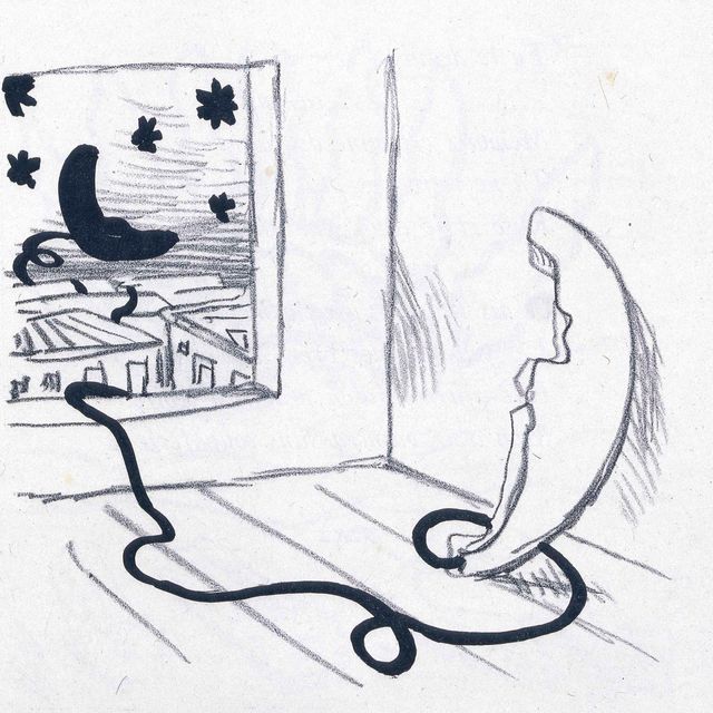 Giorgio de Chirico — Гийом Аполлинер, "Каллиграммы", Национальный художественный музей, Париж, 1930