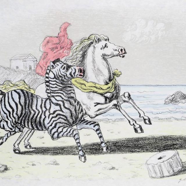 Giorgio de Chirico — Зебра и Кавалло