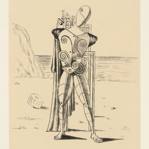 Giorgio de Chirico — Трубадур Сулла спьяджа (Бора 33)