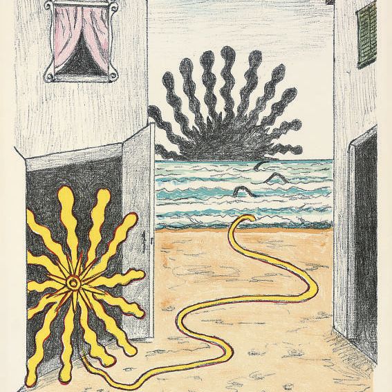 Giorgio de Chirico — Соле и маре (Бора 47)