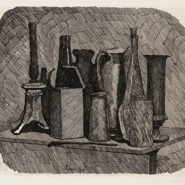 Giorgio Morandi — Великая природа смерти в ла лампада-а-петролио