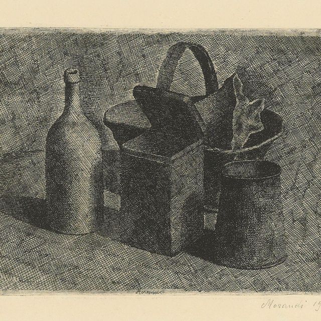 Giorgio Morandi — Морская природа на острове Пане (ластра пиккола)