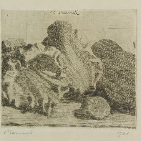Giorgio Morandi — Природа морта в васо, кончилье и читарра