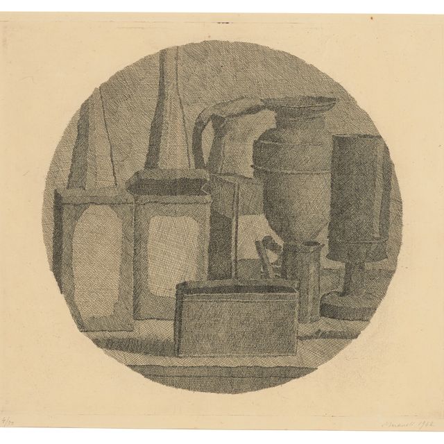 Giorgio Morandi — Мертвая природа в ун тондо