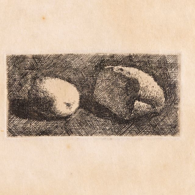 Giorgio Morandi — Природа морта в панэ и лимоне