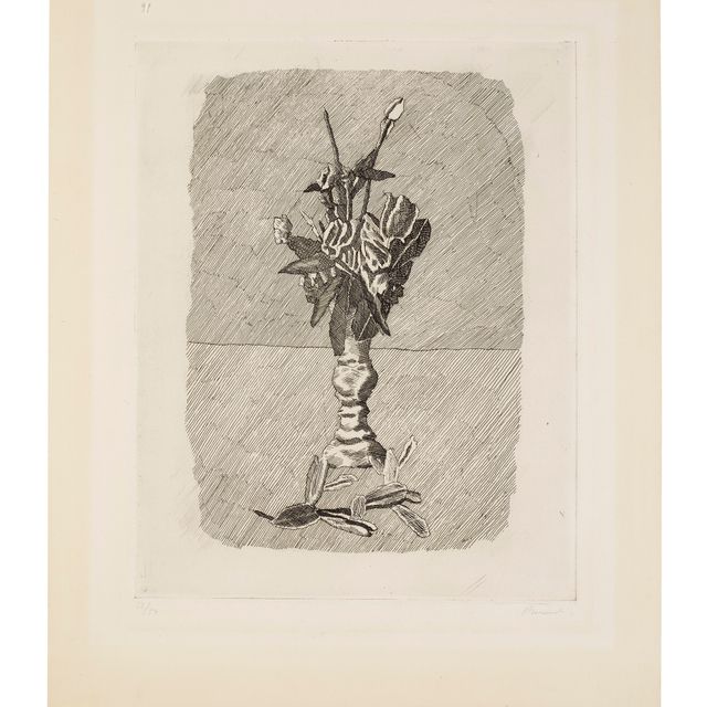 Giorgio Morandi — Роза в боччо ун васо