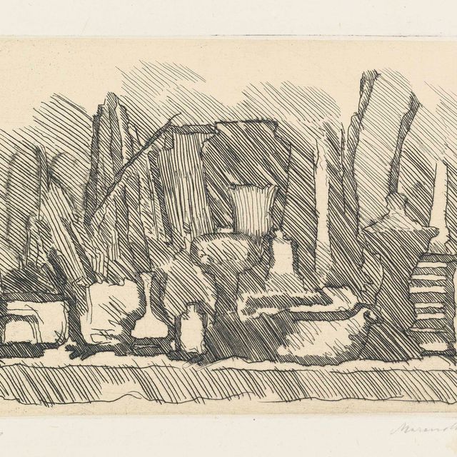 Giorgio Morandi — Природа смерти в вази, Боттилье, экк. в таволо
