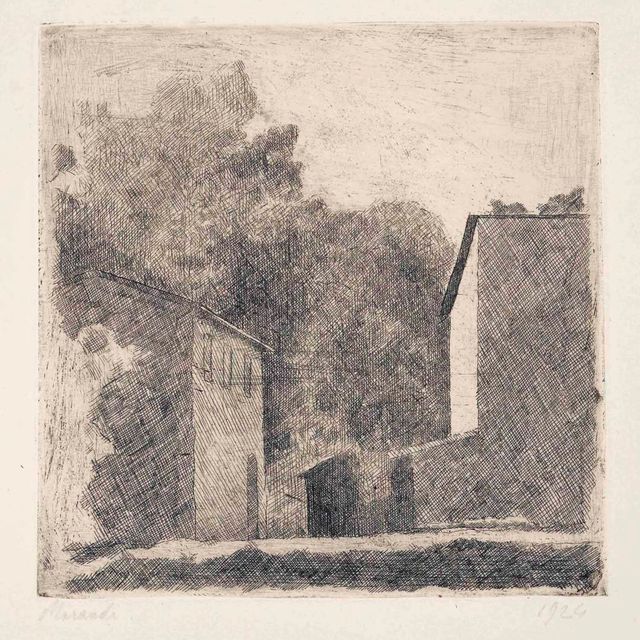 Giorgio Morandi — Пейзажио (Кьезануова)