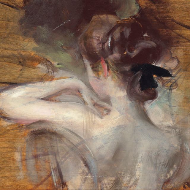 Giovanni Boldini — Молодая филе в шиньоне