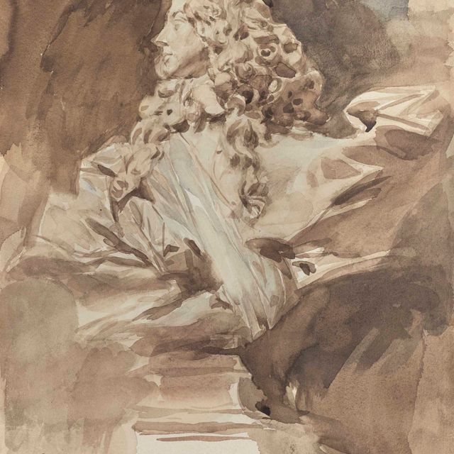 Giovanni Boldini — Этюд о бюсте Франческо и д'Эсте, д'Апре ле Бернен