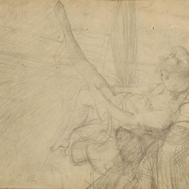 Giovanni Boldini — Джованна донна че инфила ле Кальце