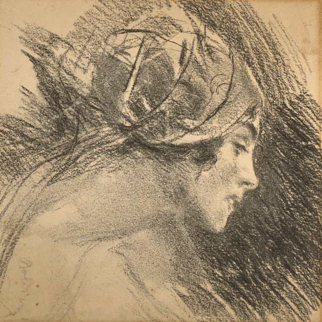 Giovanni Boldini — Тет-а-тет с женским профилем