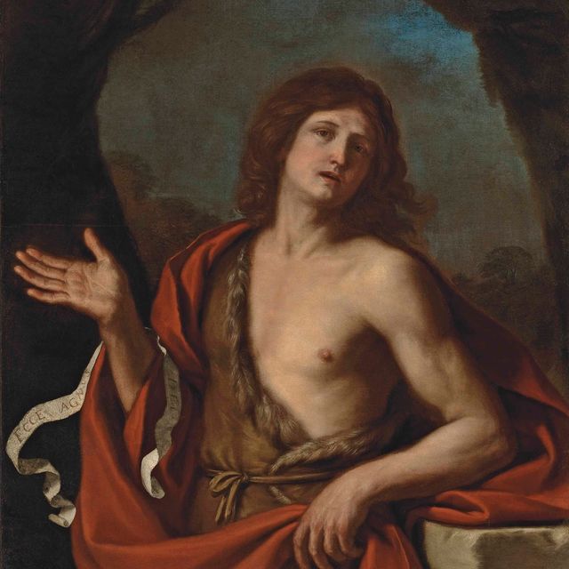Giovanni Francesco Barbieri — Святой Иоанн Креститель в пустыне