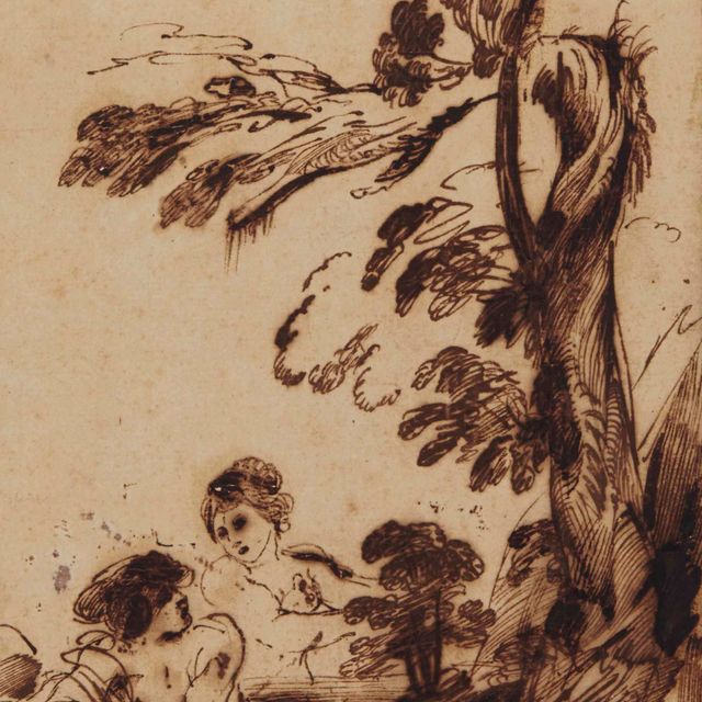 Giovanni Francesco Barbieri — Мужчина и женщина такие трогательные