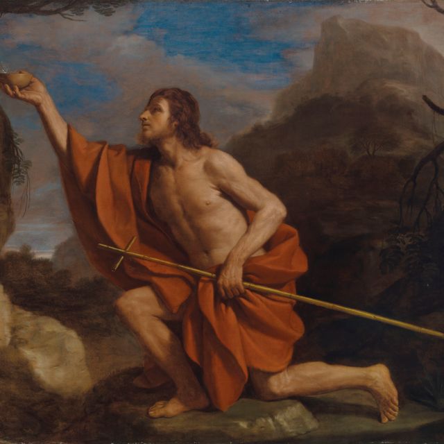 Giovanni Francesco Barbieri — Святой Иоанн Креститель в пустыне