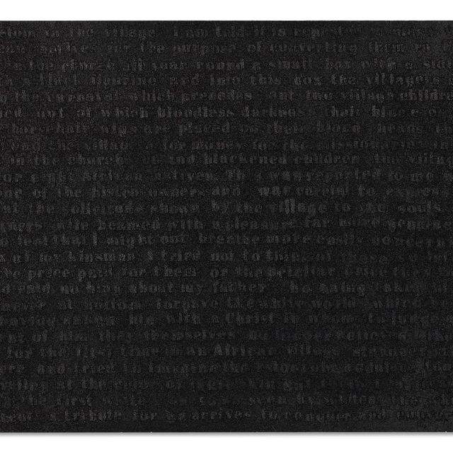 Glenn Ligon — Без названия (Незнакомец в деревне #17)