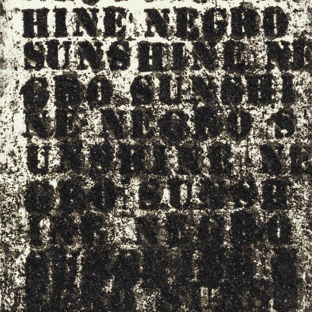 Glenn Ligon — Без названия (Негритянское солнышко)
