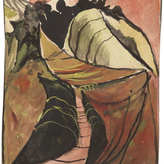 Graham Sutherland — Пейзаж с зеленым холмом