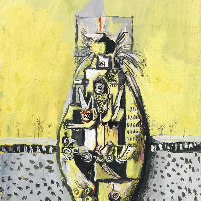 Graham Sutherland — Идол (желтая форма)