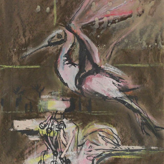 Graham Sutherland — Розовая птица