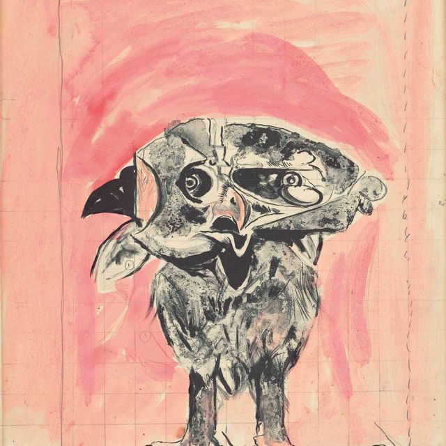 Graham Sutherland — Сова (розовая земля)