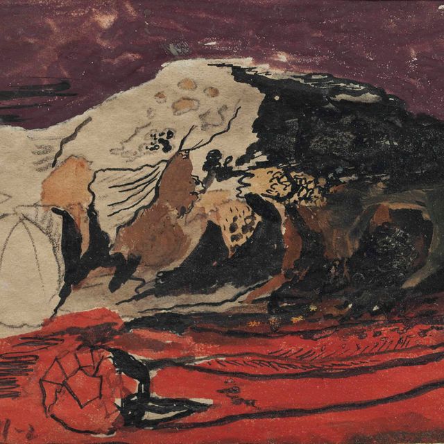 Graham Sutherland — Этюд для красного пейзажа