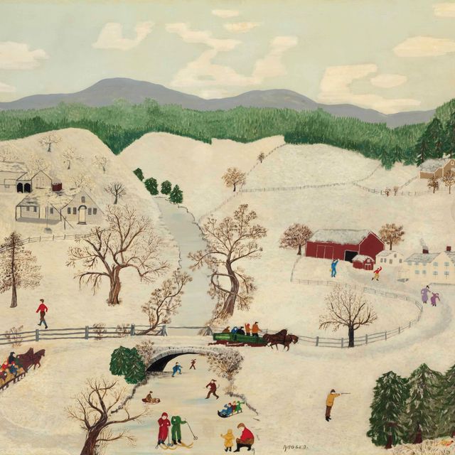 Grandma Moses — Через реку к бабушкиному дому
