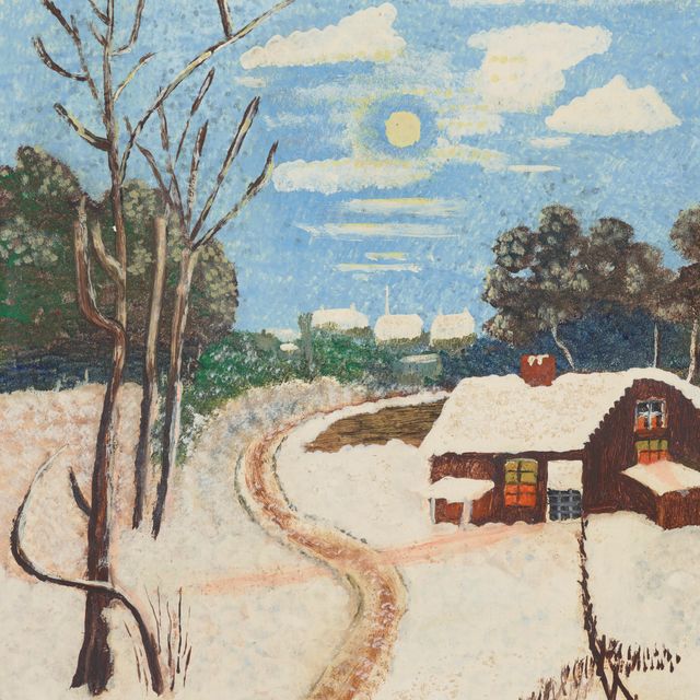 Grandma Moses — На проселочной дороге, № 2