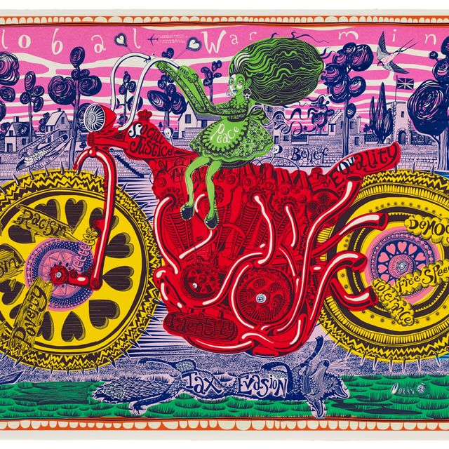 Grayson Perry — Селфи с политическими мотивами
