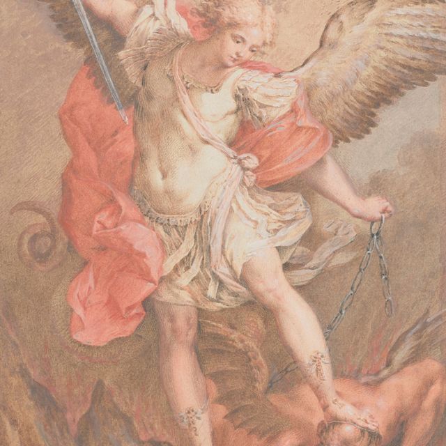 Guido Reni — Архангел Михаил, убивающий дьявола