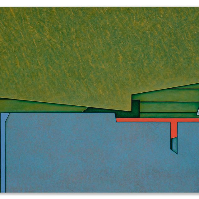 Gunther Gerzso — Азул-Верде-Рохо