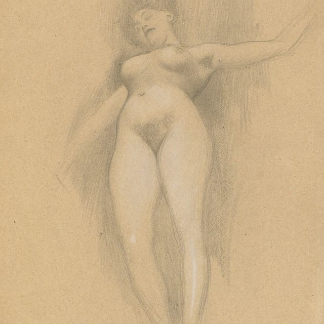 Gustav Klimt — Швебенде в данклеме Хинтергрунд