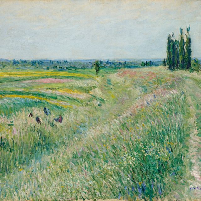 Gustave Caillebotte — Ла-Плен-де-Женевилье, группа жителей