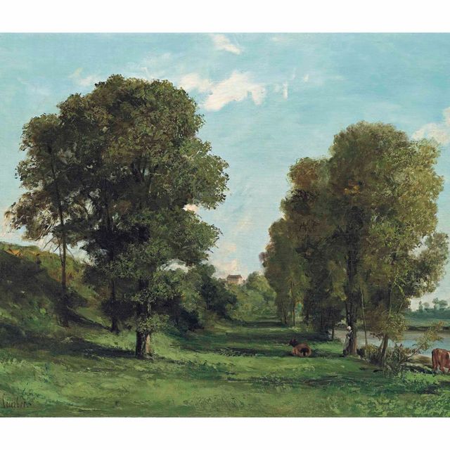 Gustave Courbet — Большие Шены, восточные границы, Порт-Берто