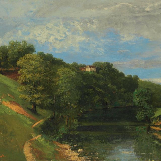 Gustave Courbet — Замок на берегу реки