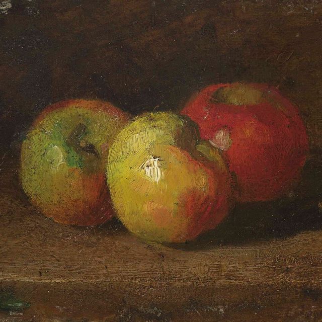 Gustave Courbet — Смерть природы в трех яблоках