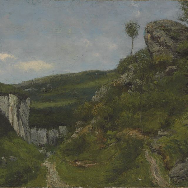 Gustave Courbet — Пейзаж Юры
