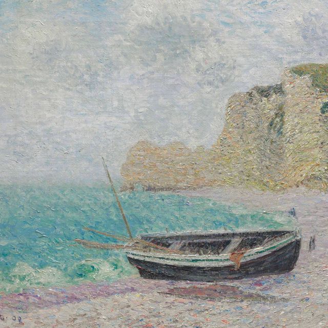 Gustave Loiseau — Маленький барк-пещера на западном берегу
